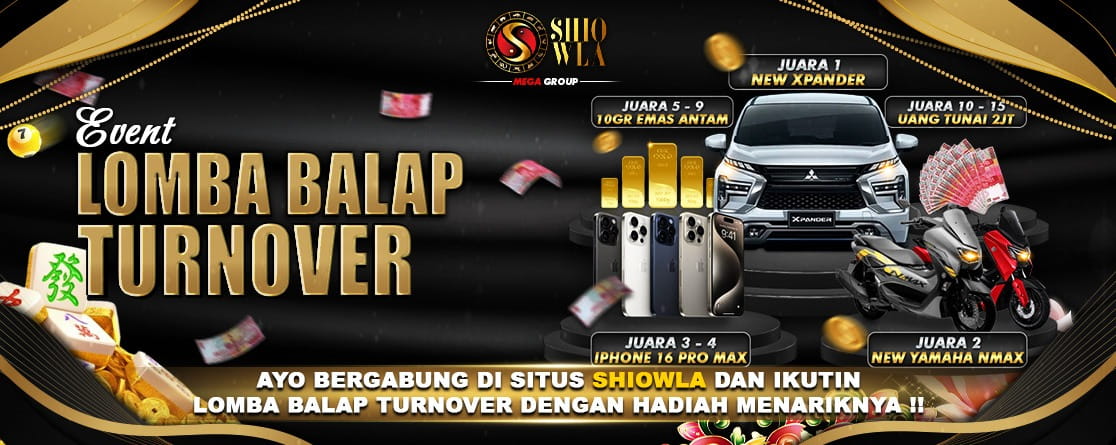 BONUS LOMBA BALAP TURNOVER